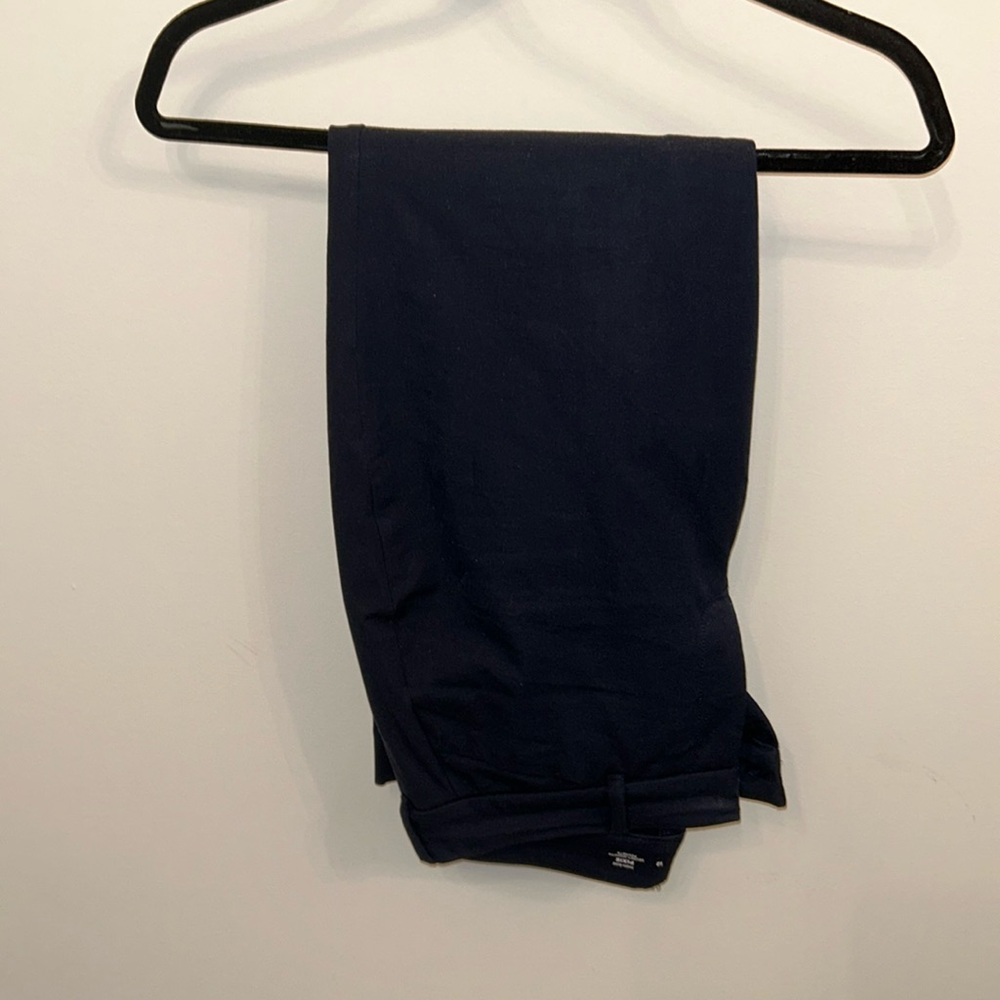 Navy pixie dress pants